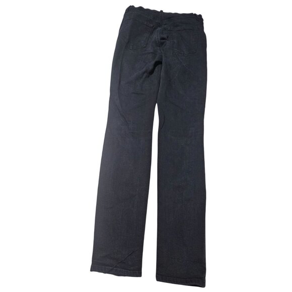 J Brand Maria Jeans Womens Size 27 Skinny Mid Rise Seriously Black Denim Pants - Picture 3 of 7